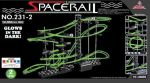 Spacerail - Rollercoaster kulkowy - Level 2G - Świeci w ciemności